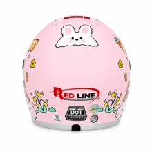 کلاه کاسکت ردلاین مدل 910 BRIGHT PINK / RABBIT