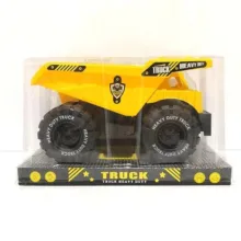 ماشین بازی کامیون غیرکنترلی با طرح ماشین‌های راهسازی، مدل HDT-Dumper، بدنه پلاستیکی و 4 چرخ پلاستیکی