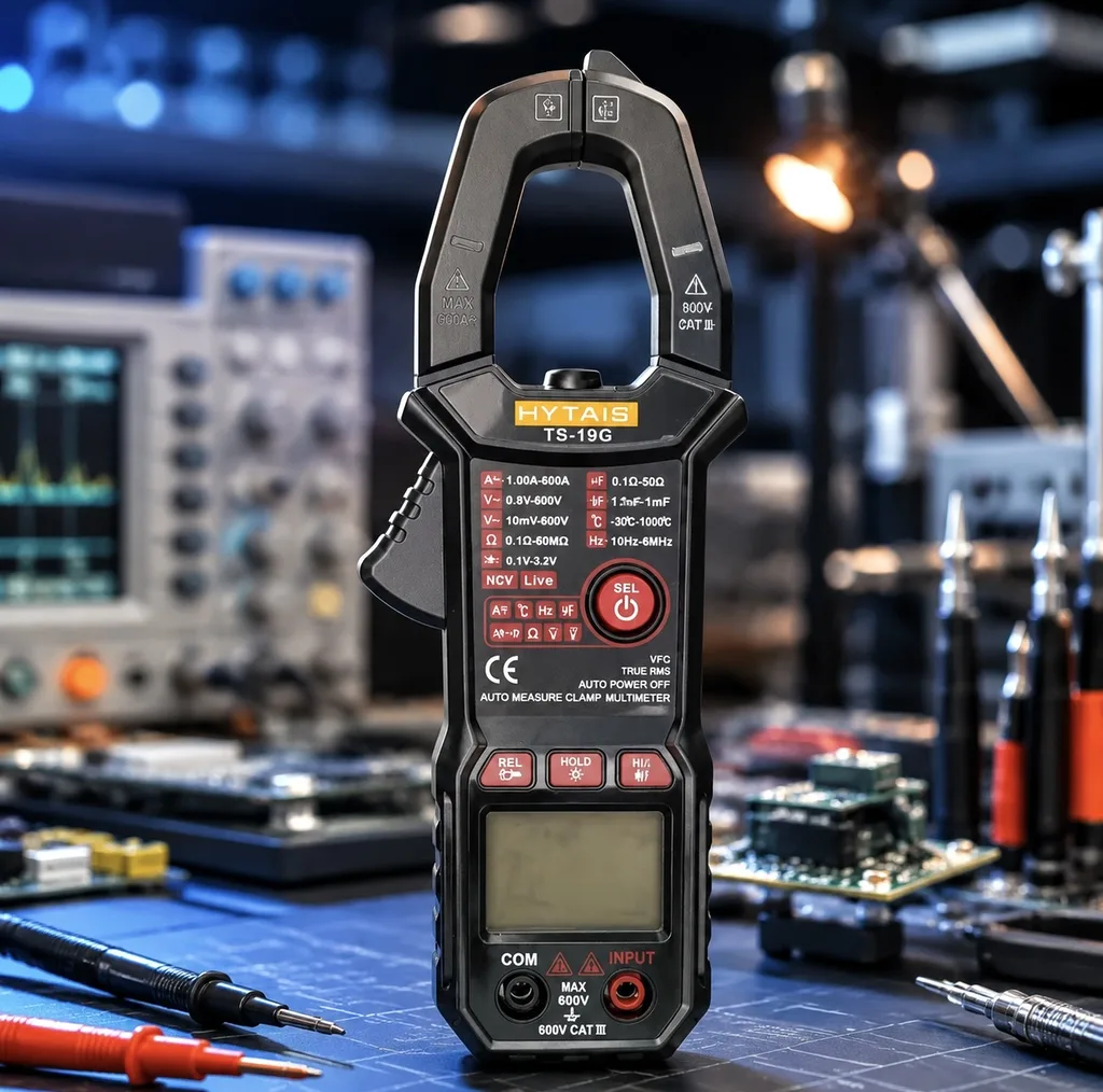مولتی متر دیجیتال ۶۰۰ آمپر هیتایس مدل TS19G