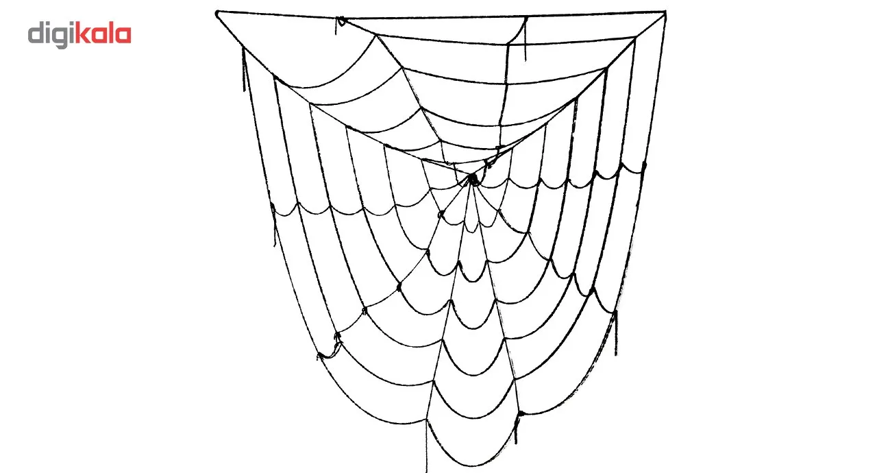 شبکه تار عنکبوت اسباب بازی مدل Black Window Giant Spider Web 7 Feet