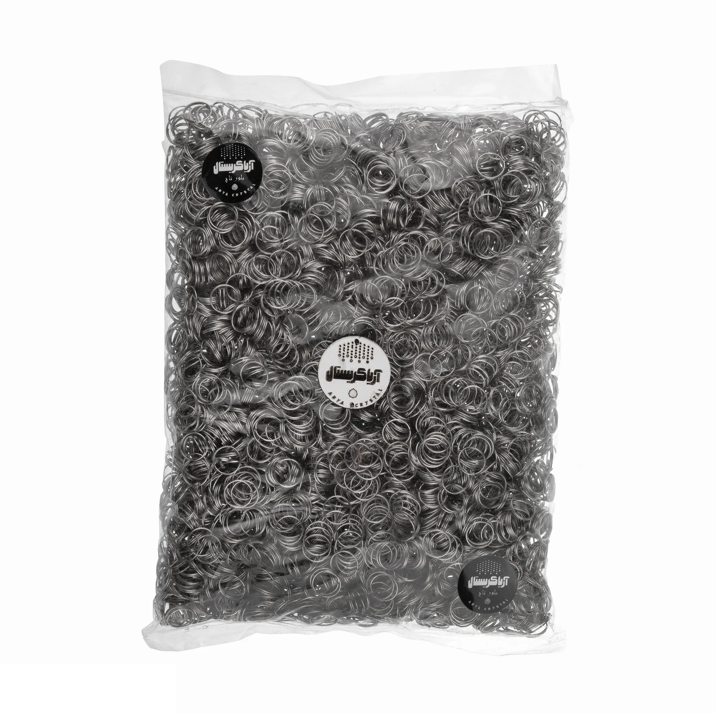 حلقه لوستر نیمه ضخیم آریا کریستال مدل 500G بسته 3000 عددی