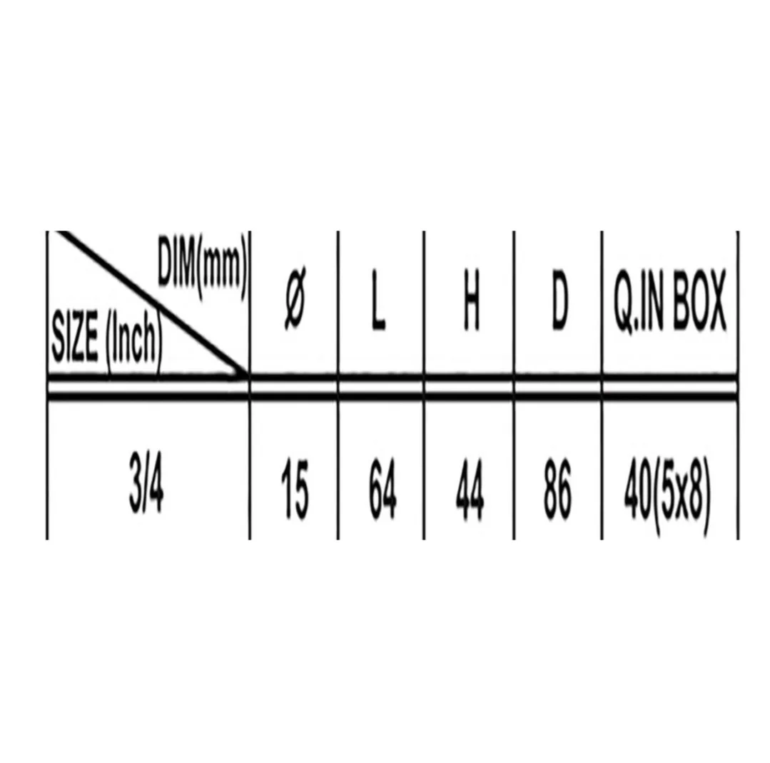 شیر گازی امین شیر مدل 3/4 inch کد 25