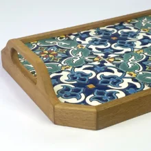 سینی کاشی کاری مدل بوستان ۲
