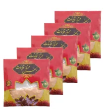 پودر زعفران قائنات – 25 گرم بسته 5 عددی