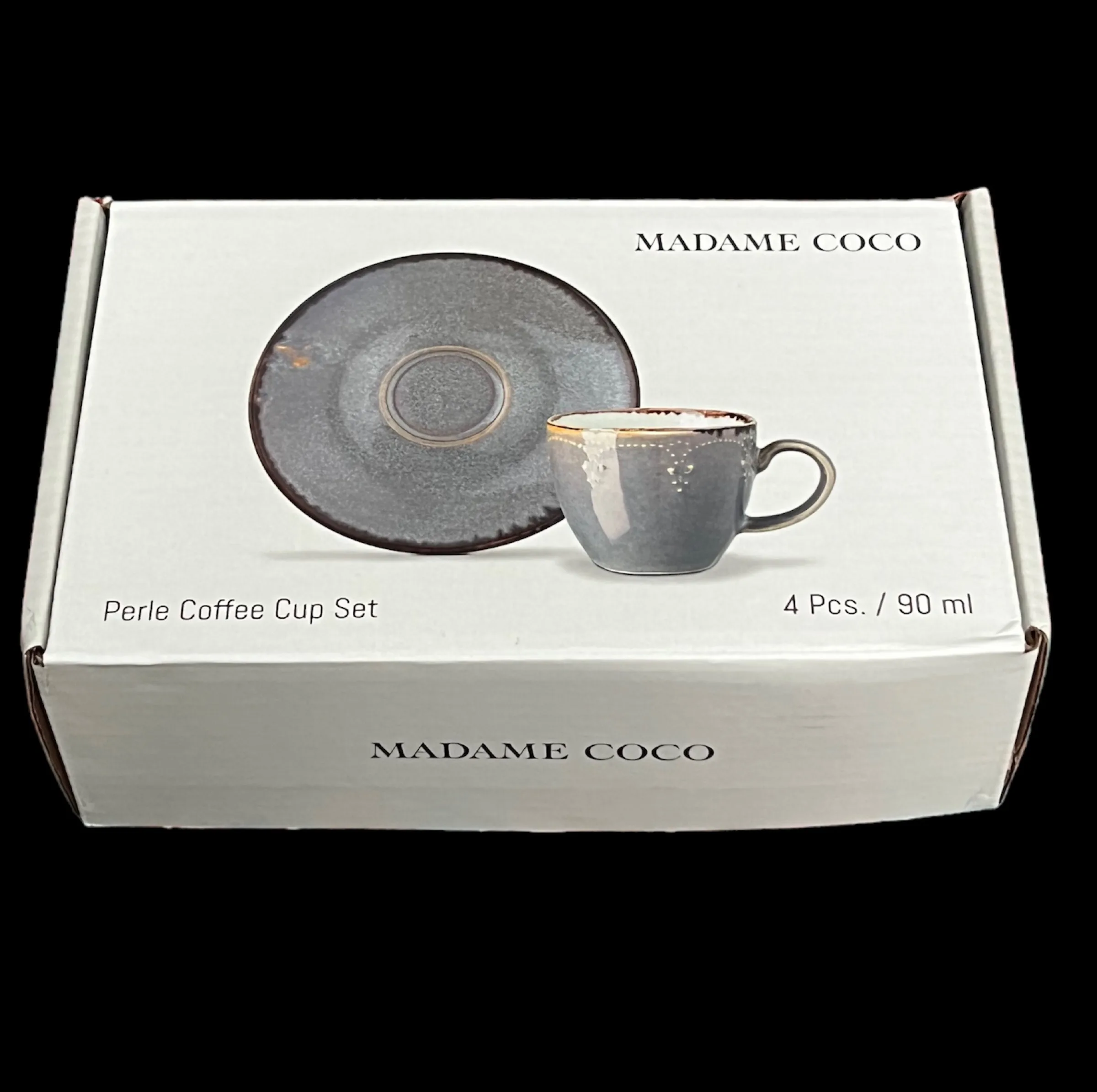 سرویس قهوه خوری 4 پارچه مادام کوکو مدل Perle