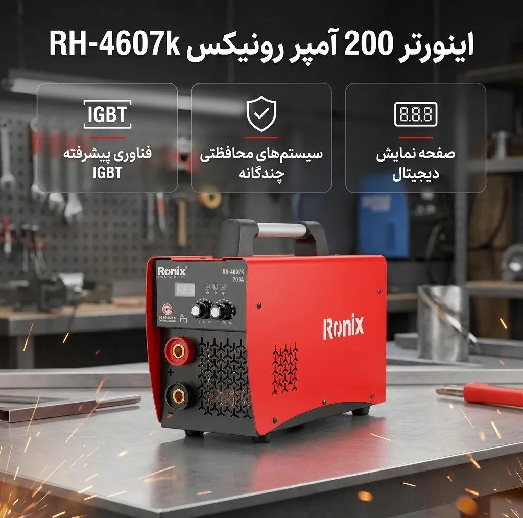 اینورتر 200 آمپر رونیکس مدل RH-4607k