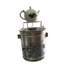 بخاری هیزمی زمینی مدل شب نشین