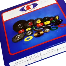 فرچه سیمی تخت صنعت براش مدل HT -00150 سایز 150 میلی متر