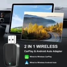 کارپلی و اندروید اتو مدل 2in1 به همراه مبدل USB به USB-C
