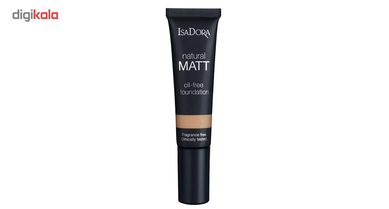 کرم پودر ایزادورا مدل Natural Matt oil free شماره 18