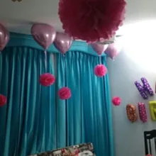 پک بادکنک آرایی جشنکده مدل قلب صورتی