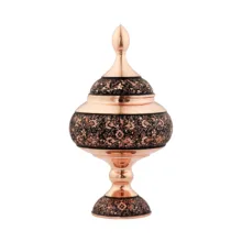 شکلات خوری مسی مدل الماس تراش کد 25