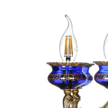 لامپ ال ای دی فیلامنتی 4 وات دیلایت کد 188x10 پایه E14 بسته 10 عددی
