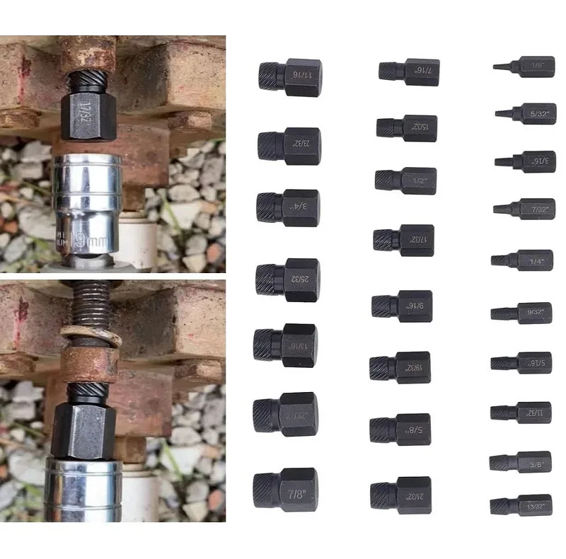 سری مته قلاویز چپگرد بکسی مدل fix-25 مجموعه 25 عددی