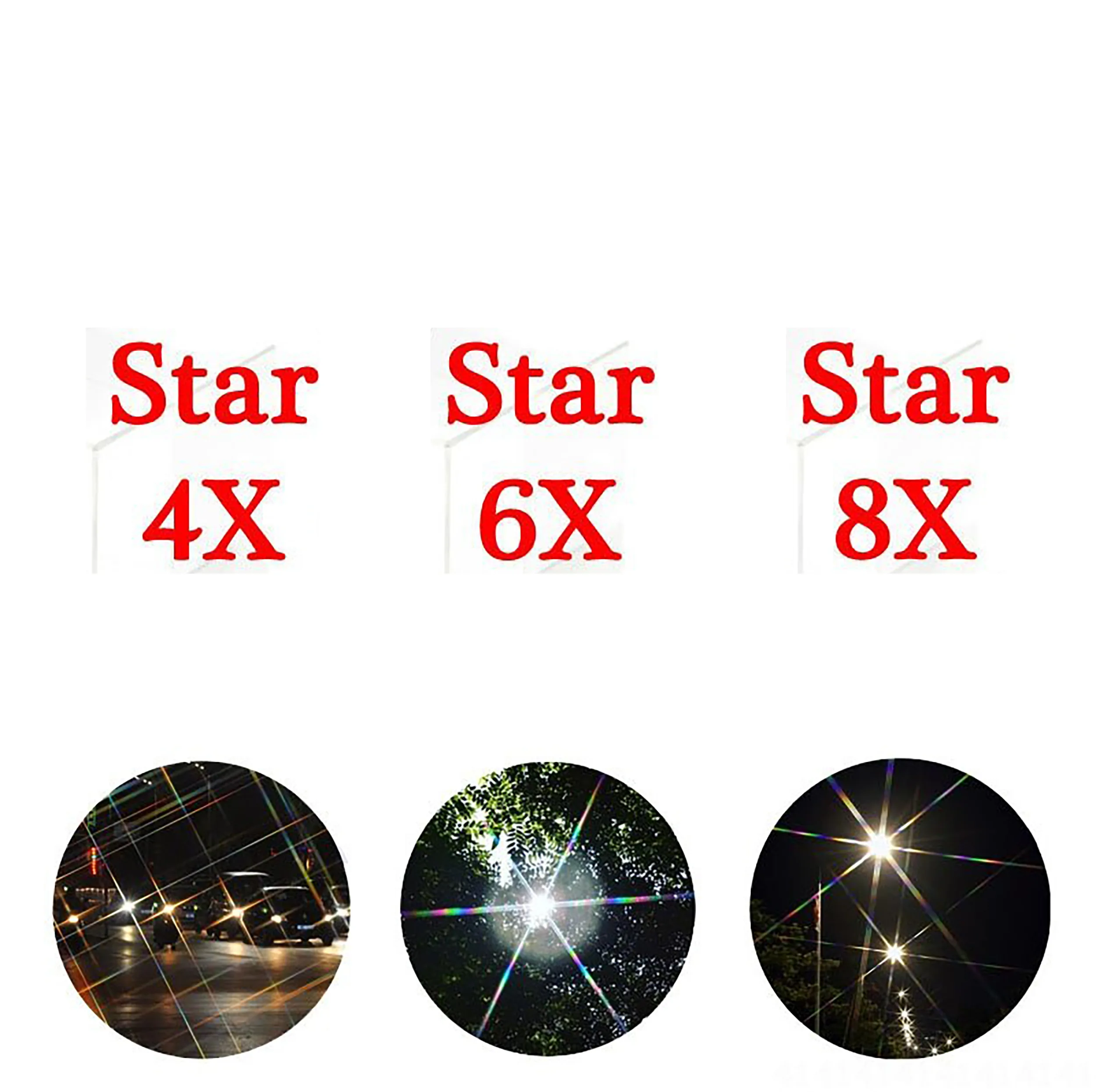 فیلتر لنز کازه مدل STAR AGC BURST(4 POINTS) -77MM