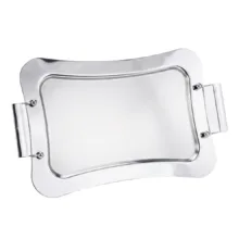 سینی دسته دار نگین مدل آلفا A2S کد ۷۰۰۶۲ سایز 52×32 سانتی متر