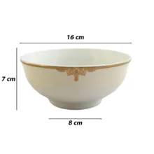 کاسه آبگوشت خوری چینی پارس کد 19-463 بسته 6 عددی