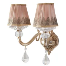 چراغ دیواری مجلل2 شعله کد73625/2