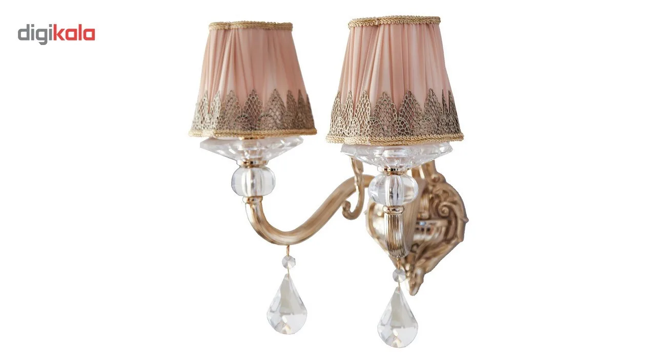 چراغ دیواری مجلل2 شعله کد73625/2