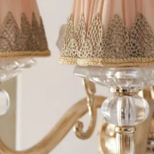 چراغ دیواری مجلل2 شعله کد73625/2