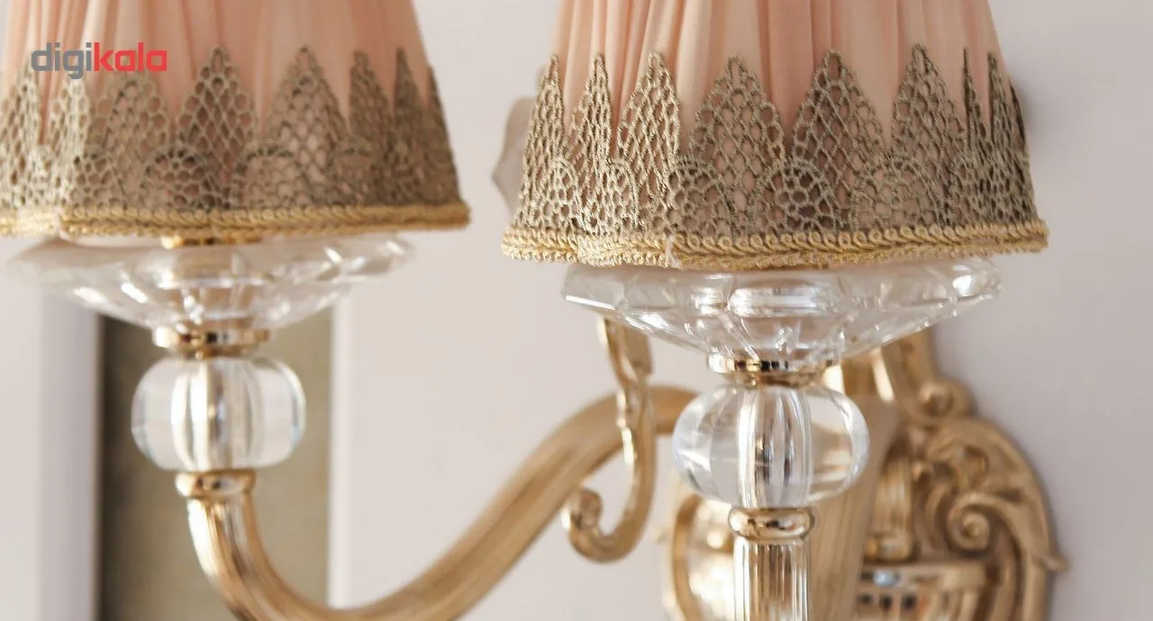 چراغ دیواری مجلل2 شعله کد73625/2
