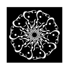 شابلون کد SP17 مجموعه 6 عددی