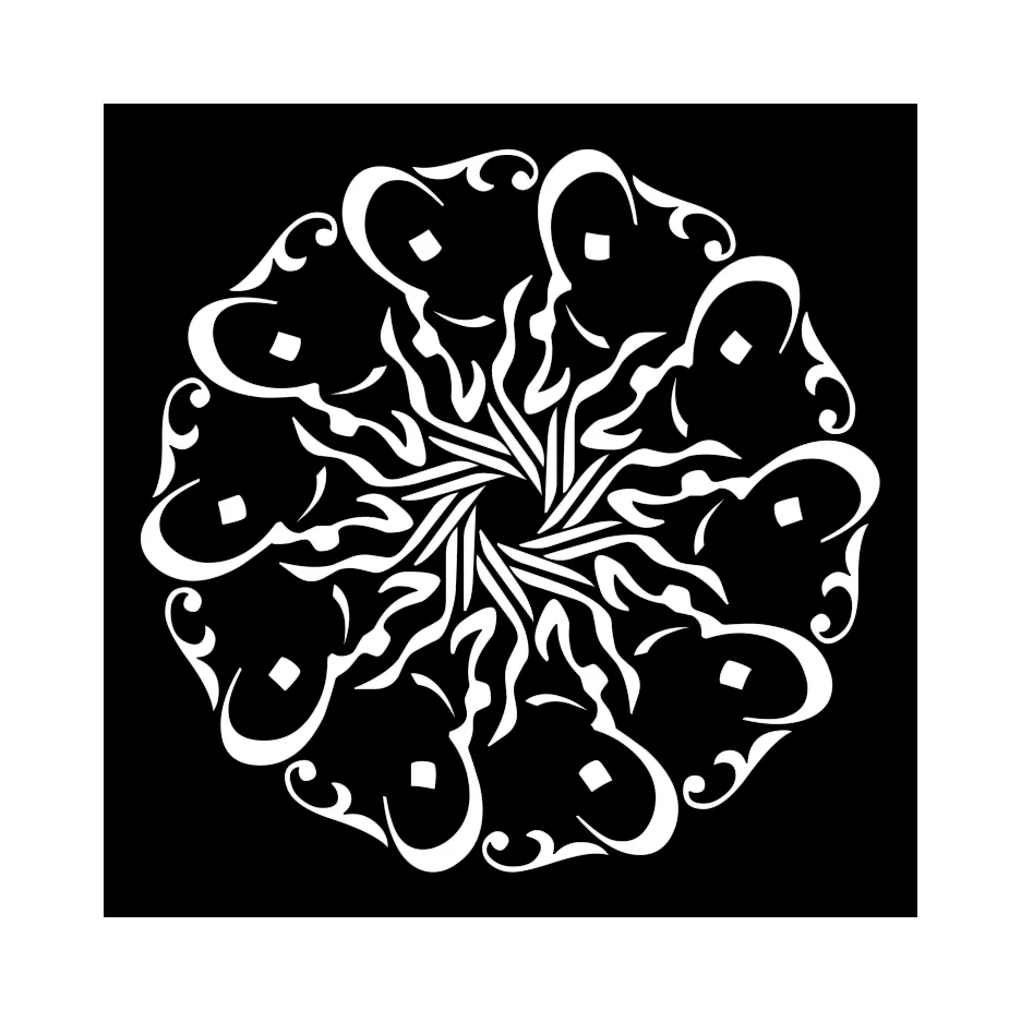 شابلون کد SP17 مجموعه 6 عددی