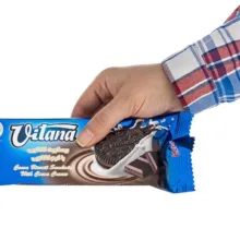 بیسکوییت کاکائویی با کرم کاکائویی ویتانا مقدار 85 گرم