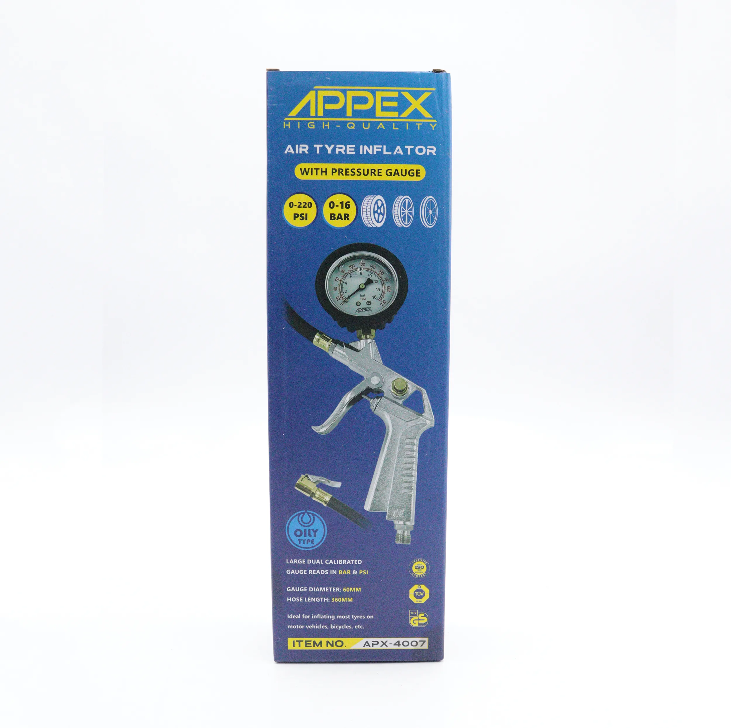 گیج بادتفنگی اپکس مدل روغنی کد YP-APX-4007