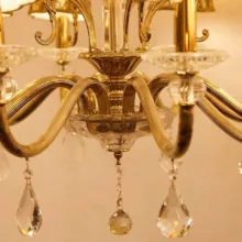 لوستر مجلل10 شعله کد10/ 73625