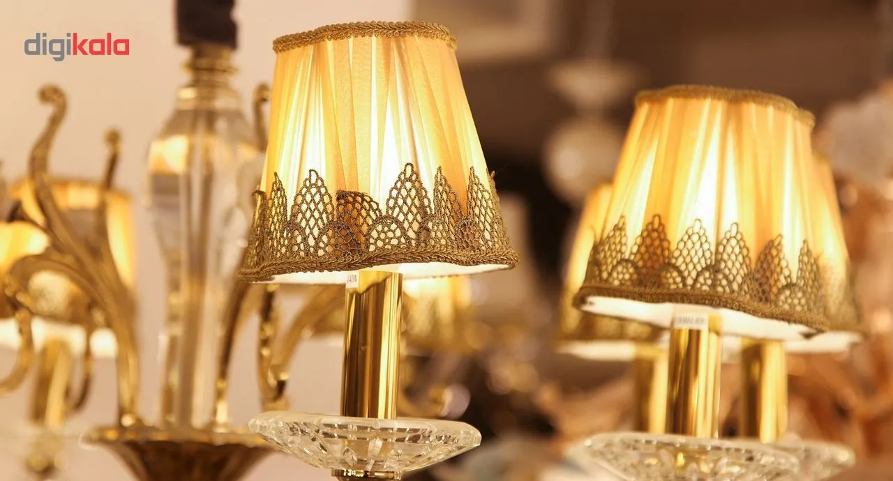 لوستر مجلل10 شعله کد10/ 73625