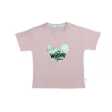 تی شرت آستین کوتاه دخترانه مدل HONE BABY