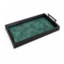 سینی دسته‌دار مدل دکوراتیو سایز 40*30  سانتی‌متر