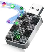 کارپلی و اندروید اتو مدل Wireless CarPlay/Android Auto به همراه مبدل USB به USB-C و کابل افزایش طول USB