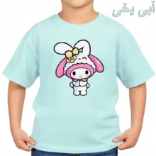 تی‌شرت آستین کوتاه بچگانه مدل ملودی کد v5