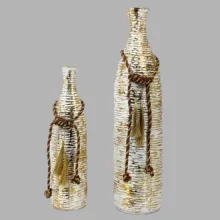 گلدان دکوری مدل tan-5 مجموعه 2 عددی