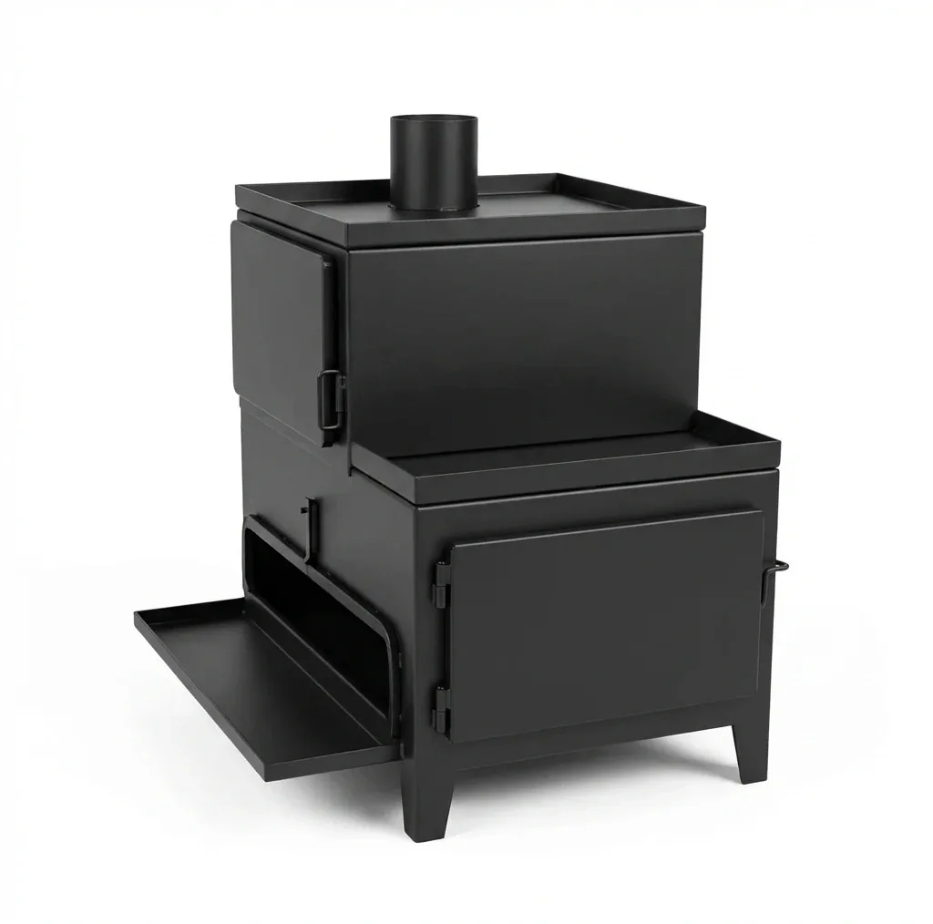 بخاری هیزمی زمین مدل باغی فردار نوین ارس