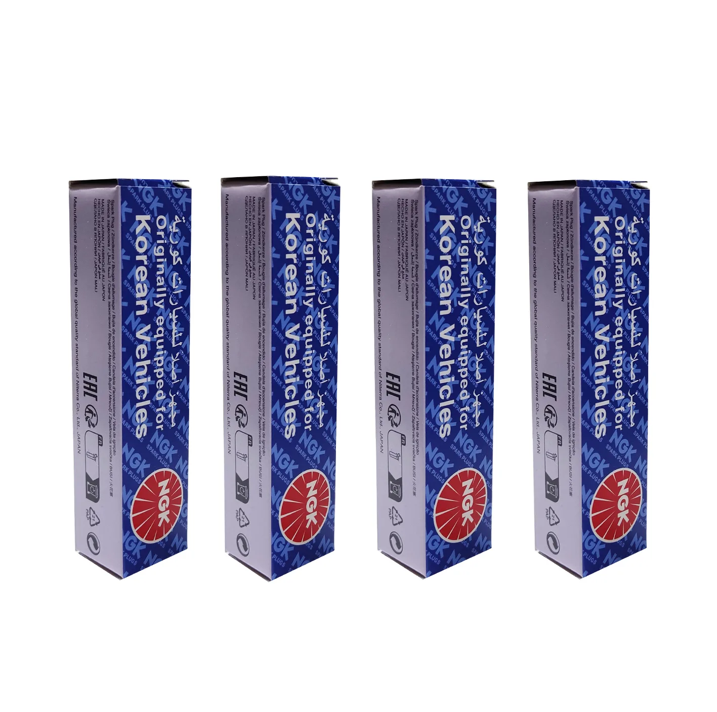 شمع خودرو ان ج کی مدل یورو 4 کد LZKR6B-10E بسته 4 عددی