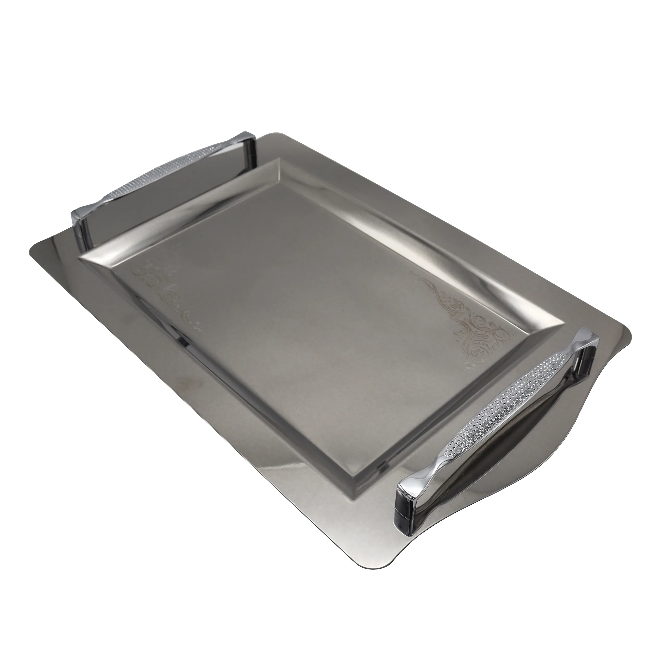 سینی طاووس مدل دسته دار کد YP-7