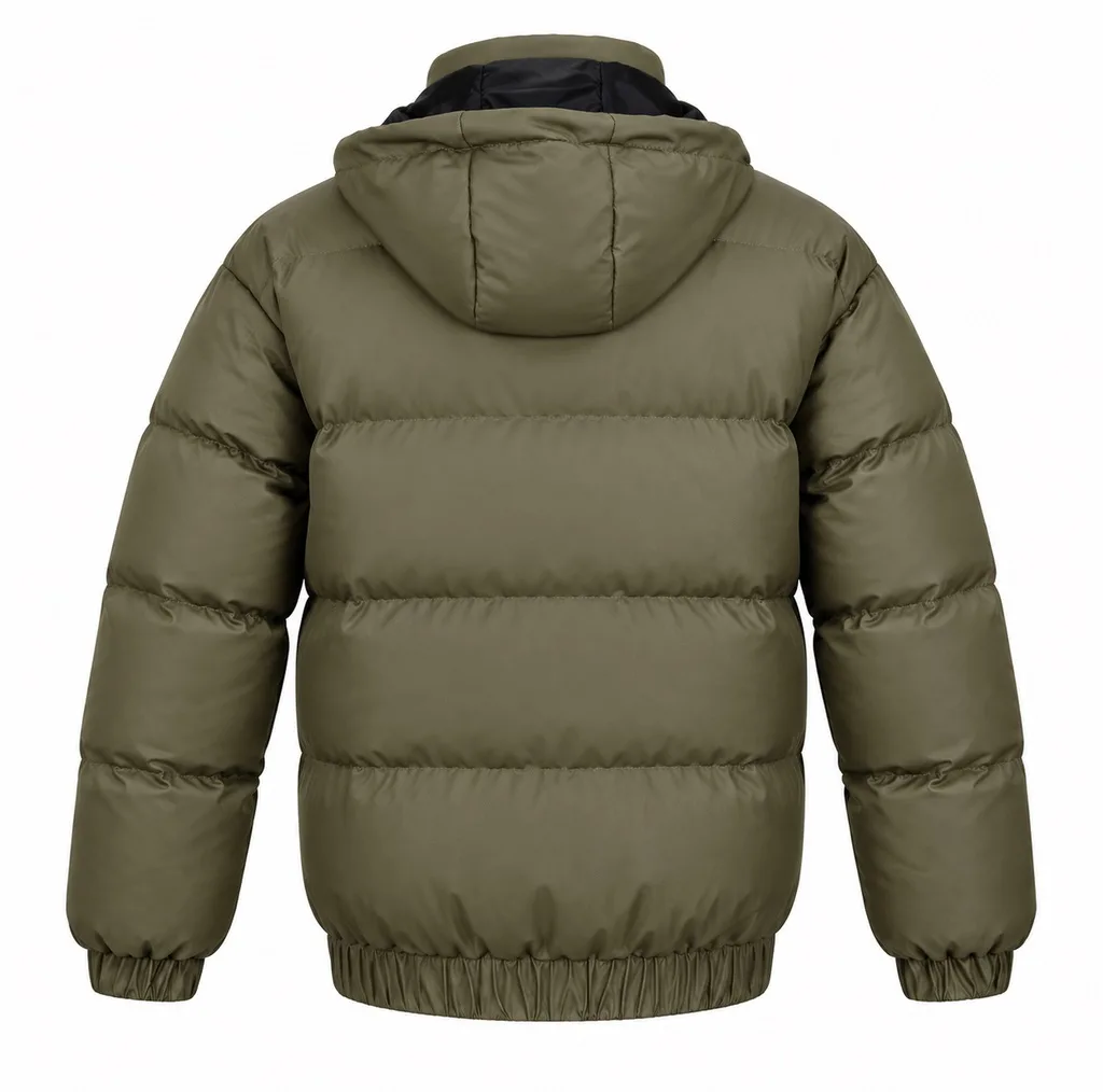 کاپشن مردانه باکسی چرم سیلیکونی کد Da-Km-Az-1895-SS-1008