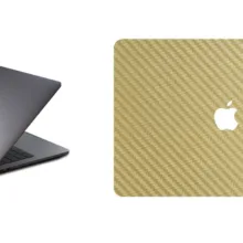 برچسب پوششی ماهوت مدل Gold Carbon مناسب برای لپ تاپ Macbook 12inch Retina