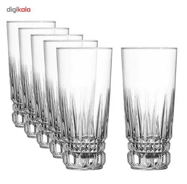 ست لیوان 6 پارچه لومینارک مدل امپراطور کد C7234