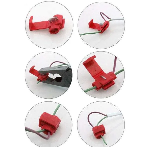 سوکت اتصال سیم مدل awg18-22 بسته 100 عددی