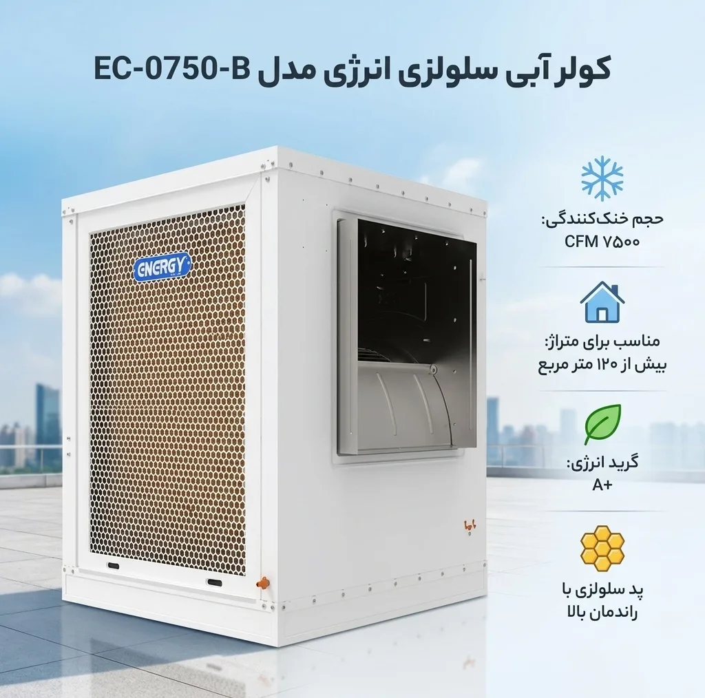کولر آبی سلولزی انرژی مدل EC-0750-B