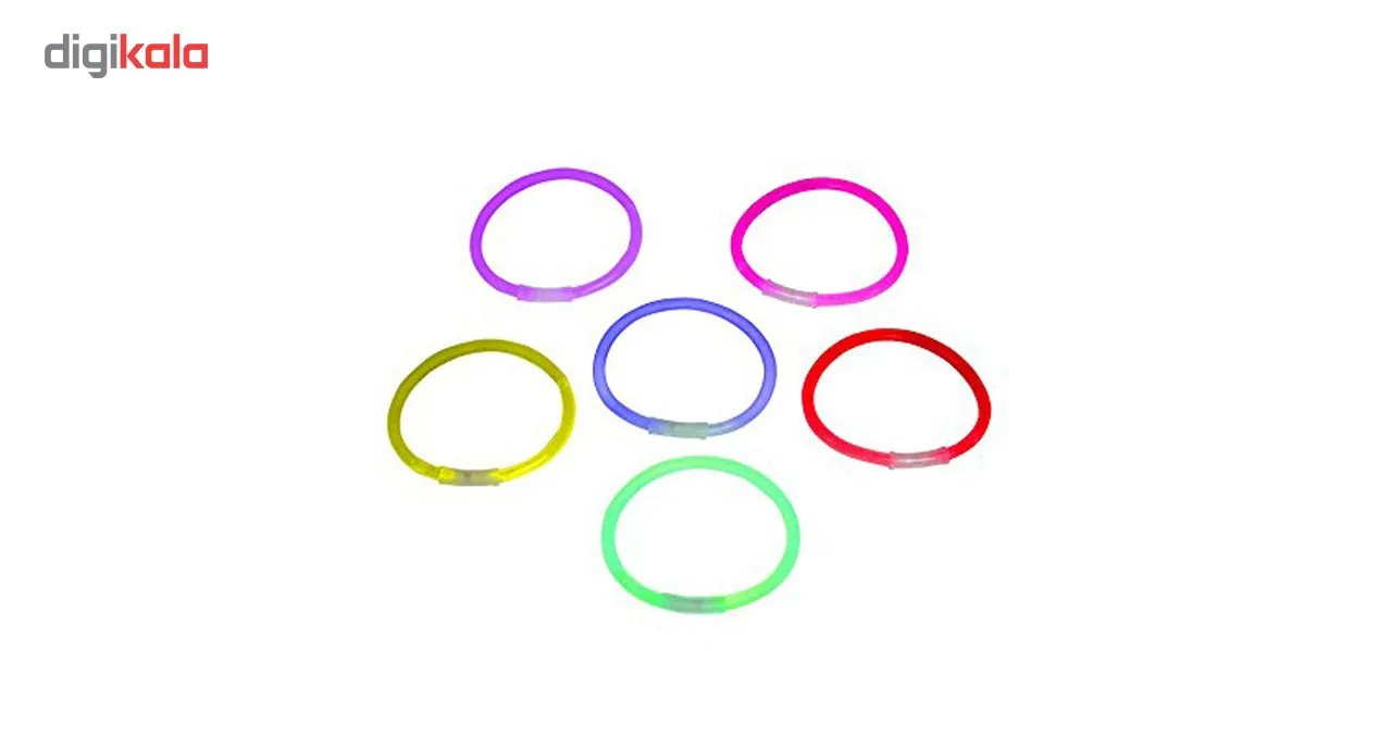 دستبند شب تاب بانیبو مدل Glow Stick تعداد 100 عددی