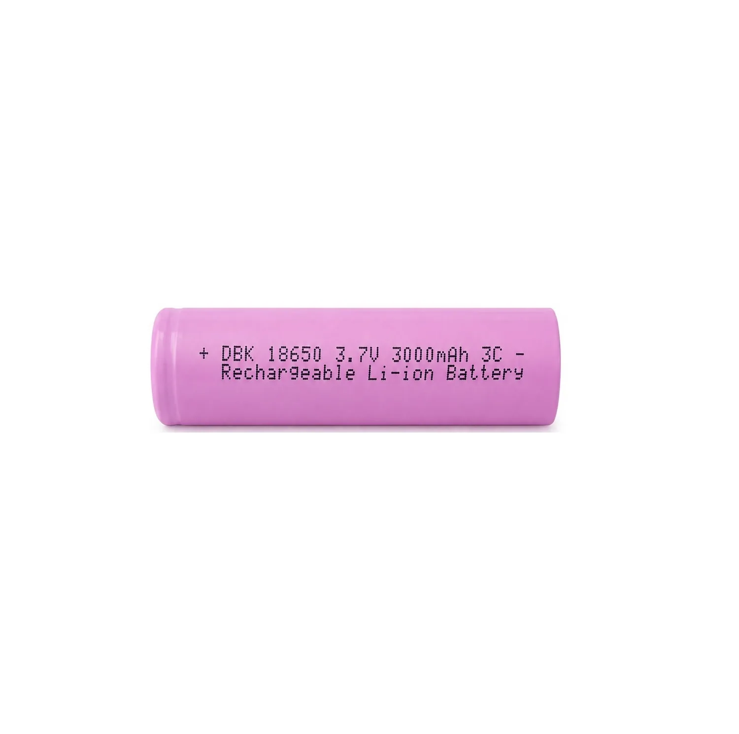 باتری لیتیومی قابل شارژ دی بی کی  مدل DBK 18650 3000mAh 3c 3.7V LI-ION ظرفیت 3000 میلی آمپر ساعت