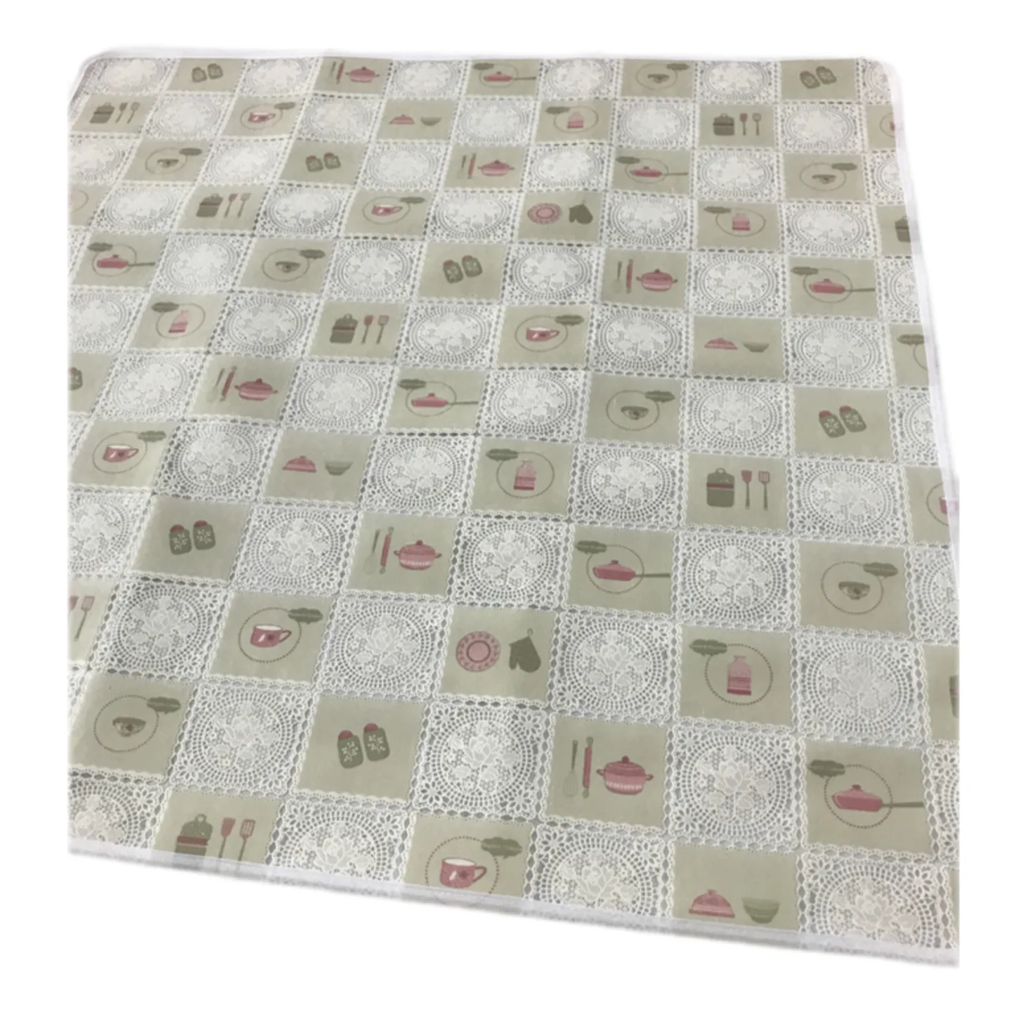 سفره 8 نفره مدل رویال طرح گیپور سایز 140×140 سانتی متر کد 04