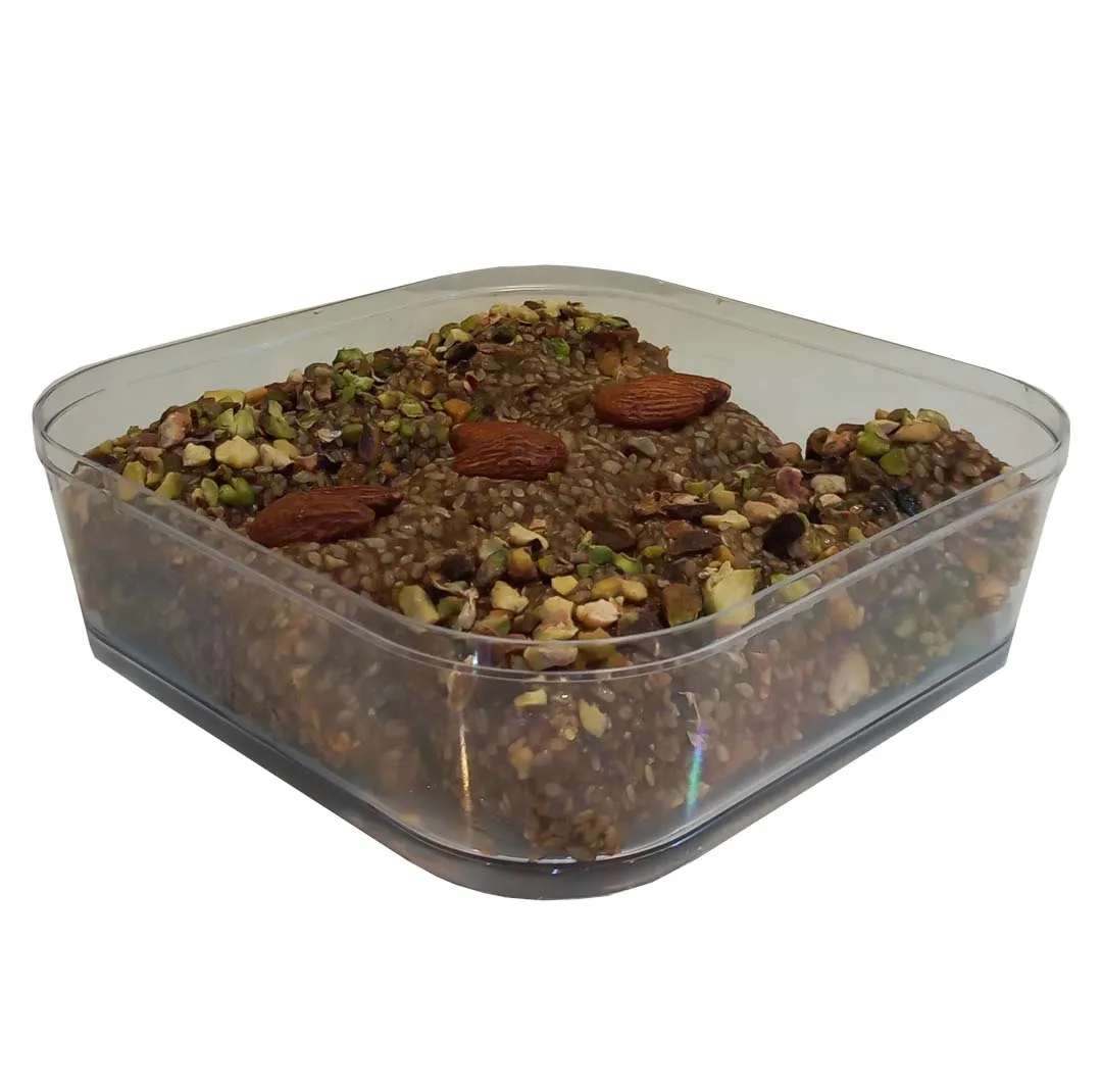 معجون کنجدی رژیمی 100% بدون شکر - 1600 گرم بسته 4 عددی