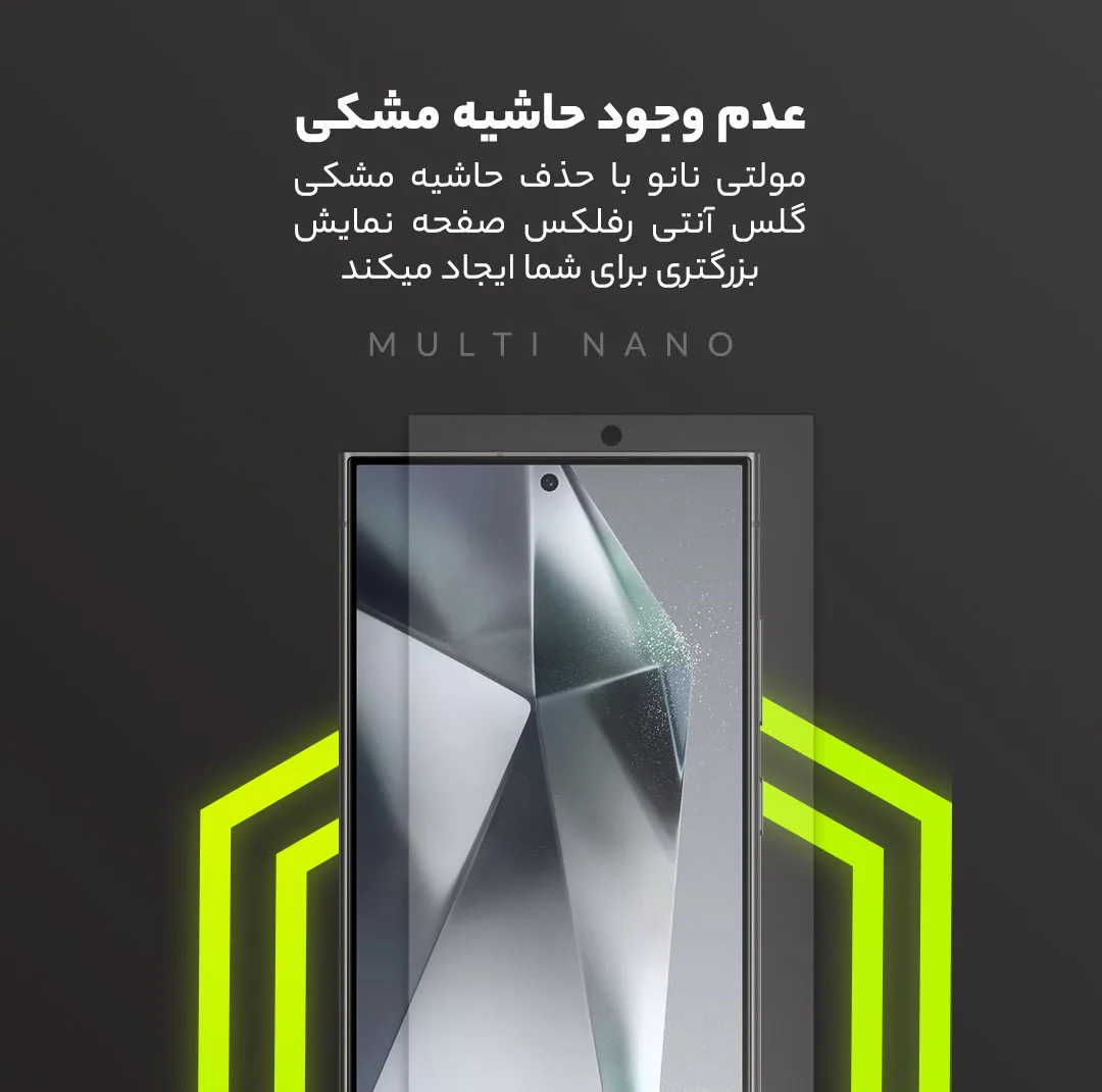 محافظ صفحه نمایش آنتی رفلکس مانیتور خودرو مولتی نانو مدل X-S1M مناسب برای فوتون Tunland Diesel New Fece