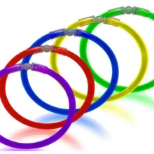 دستبند شب تاب بانیبو مدل Glow Stick بسته 50 عددی
